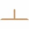 Ekena Millwork Portland Timber Gable Bracket, Western Red Cedar, 108"W x 40"H x 1 1/2"D x 5 1/2"F, 9/12 Pitch GBW108X40X0206POR00SWR - alternate 1